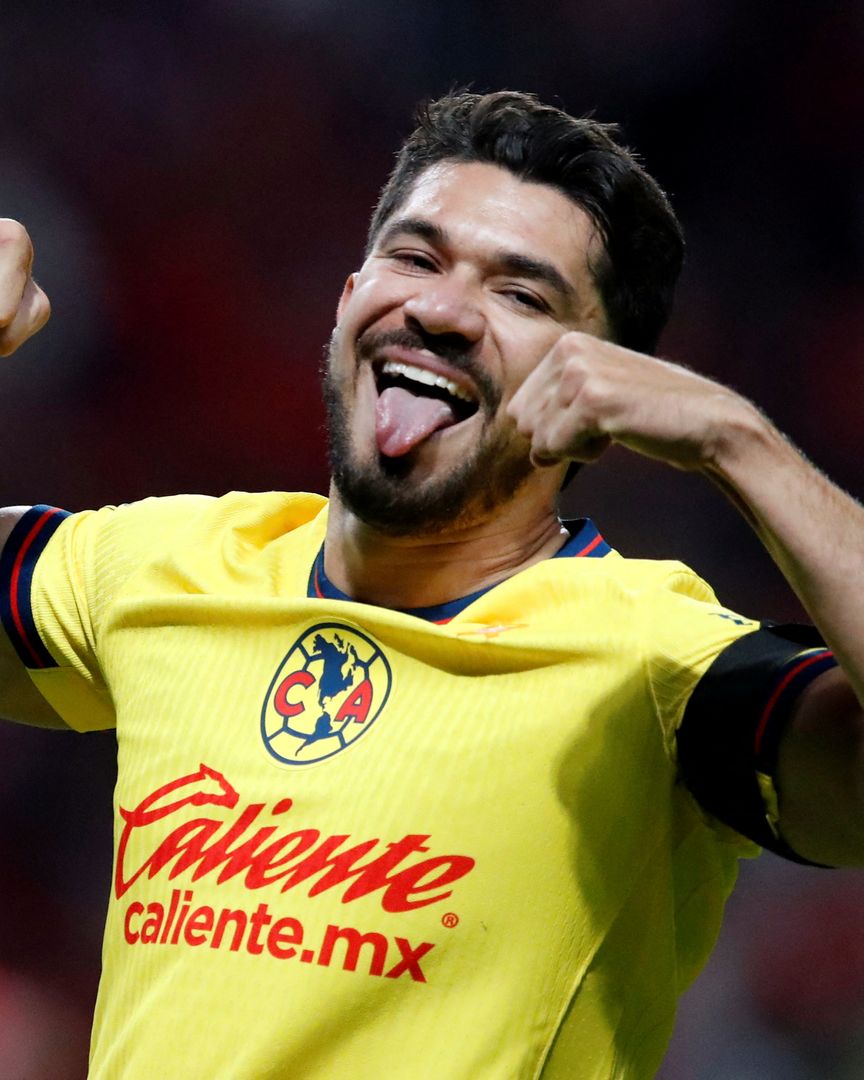 Henry Martín, jugador del América, en un partido de Liga MX